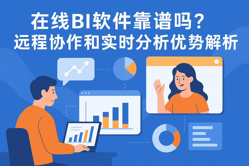 在线BI软件靠谱吗？远程协作和实时分析优势解析"